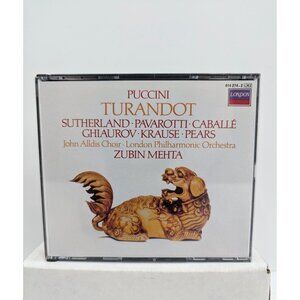 Puccini Turandot John Alldis Choir London Philharmonic Orchestra 2 CDs 1984